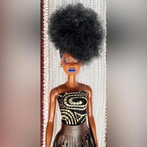 Gorgeous Afro Puff Doll